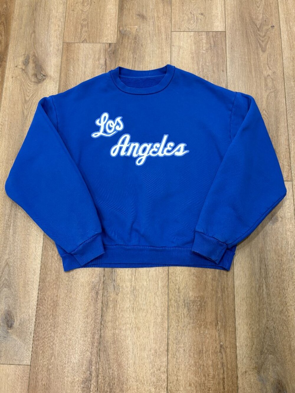 🌟 MADHAPPY 🌟 LOS ANGELES DODGERS CREW NECK SWEATSHIRT BLUE SZ M
